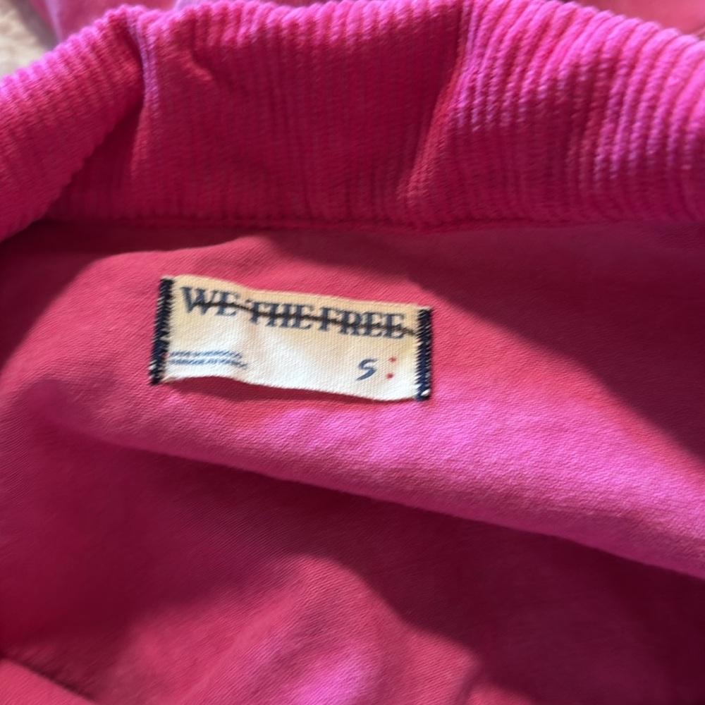 Free People Hot Pink Utility Jumpsuit - Picture 15 of 16